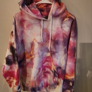 Size L hoodie. Tie dye